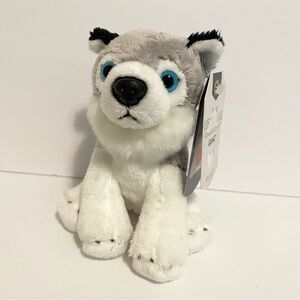 Ganz Lil Puppy Plush Husky Wolf Puppy Dog Mini Stuffed Animal Toy Heritage 4”